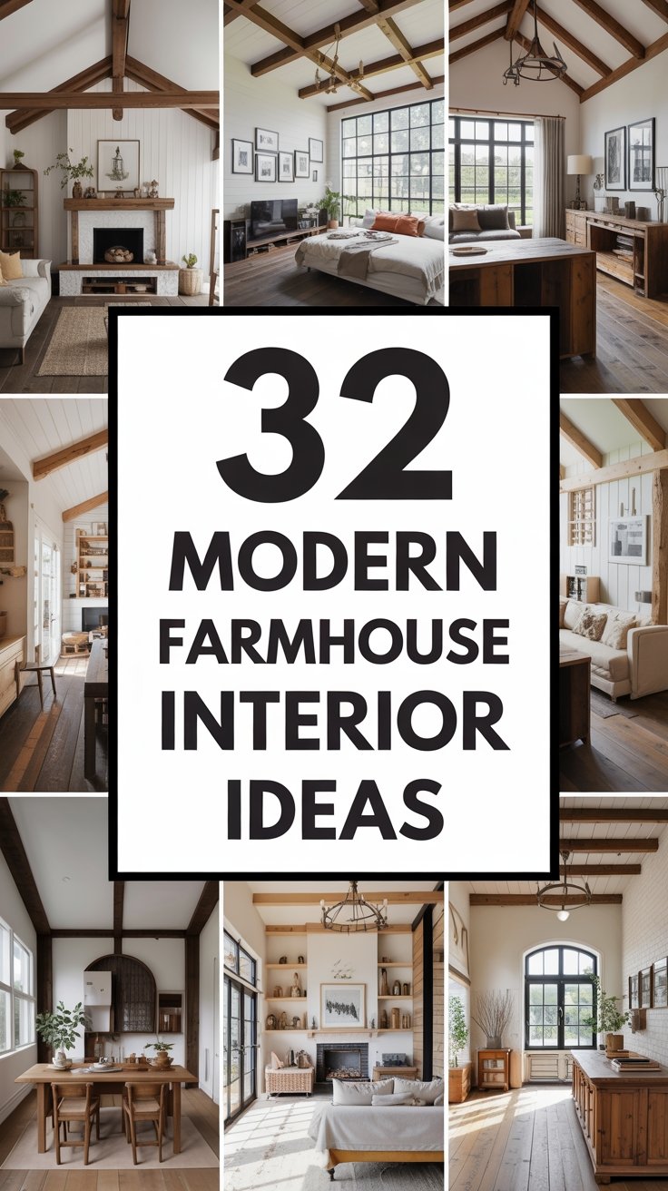 32 Modern Farmhouse Interior Ideas for a Relaxing Home