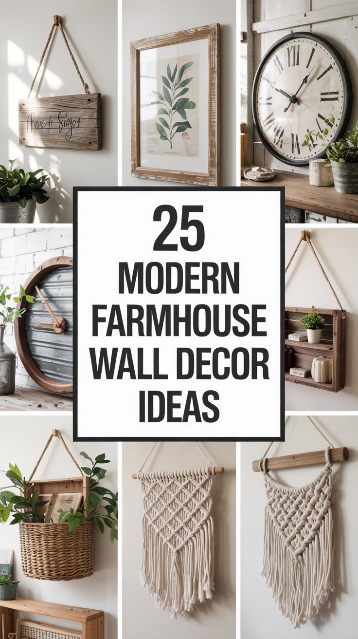 Modern Farmhouse Wall Decor Ideas