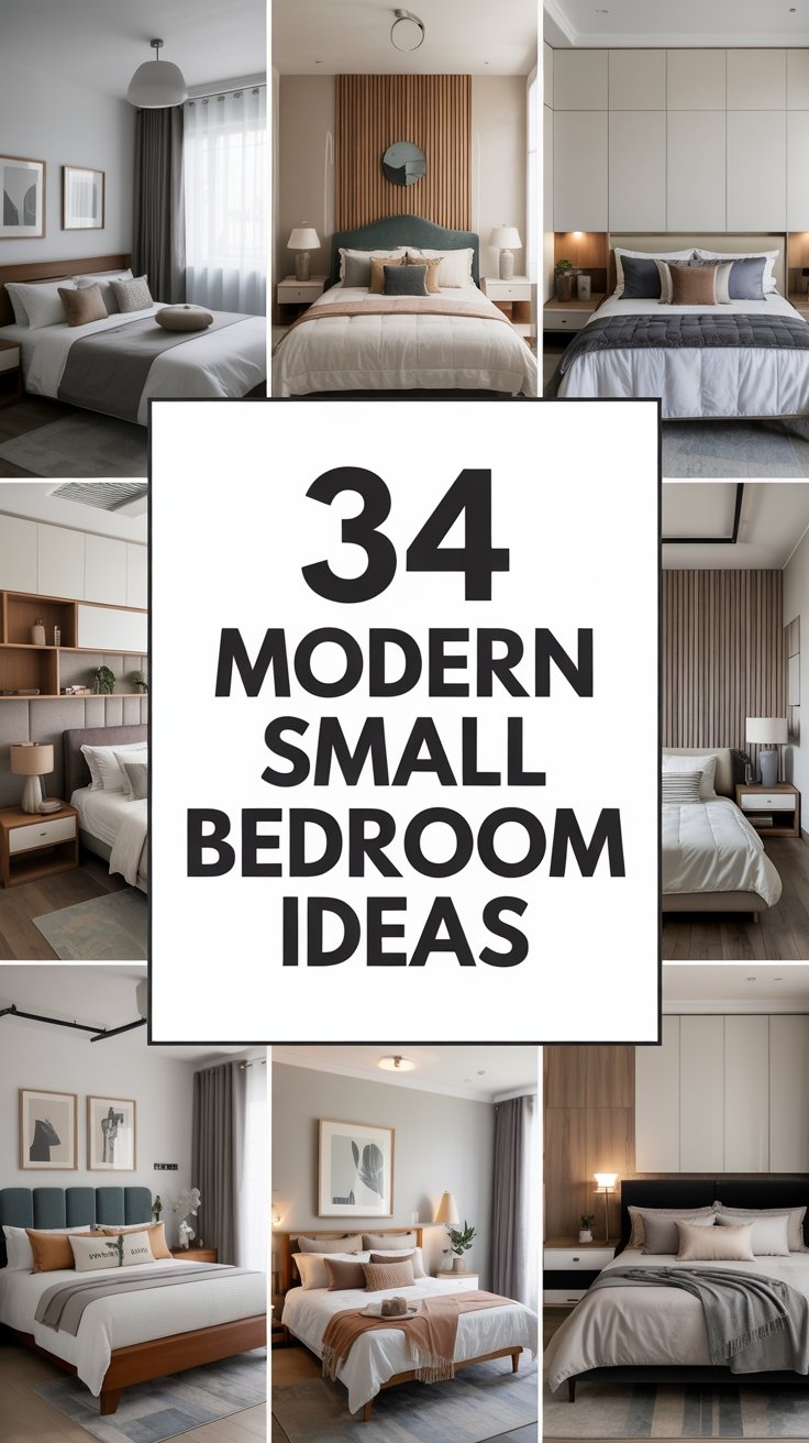 34 Modern Small Bedroom Ideas to Elevate Your Style